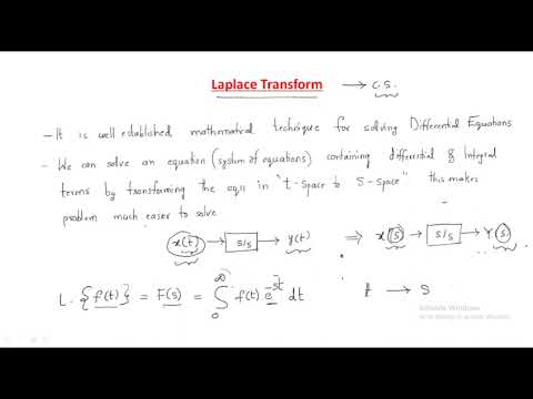 Laplace Transform | Control Systems | Lec 3