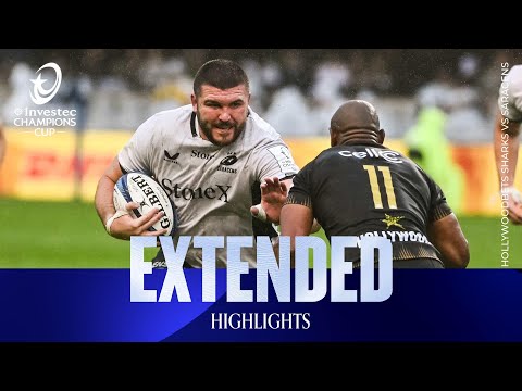 Intense battle! | Hollywoodbets Sharks v Saracens | Investec Champions Cup Extended Highlights