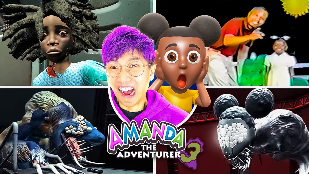 LANKYBOX Playing AMANDA THE ADVENTURER 3!? (FULL GAME + ALL ENDINGS!)