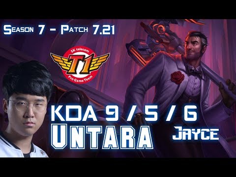SKT T1 Untara JAYCE vs ORNN Top - Patch 7.21 KR Ranked