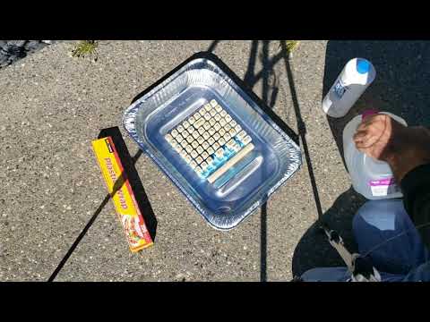 Commodore 64 Keyboard Rebuild - Retrobrighting WHITE and BROWN keyboards indoors C64 and 64C