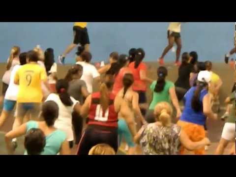 Aulão de Ginástica no Centro de Convivência da Família Magdalena Arce Daou - 28/09/2012