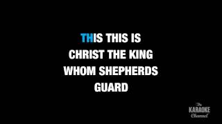 What Child Is This? in the Style of &quot;The Moody Blues&quot; karaoke video with lyrics (no lead vocal)