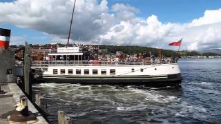 preview picture of video 'Steamship PS Waverley leaving Rothesay. 2011'