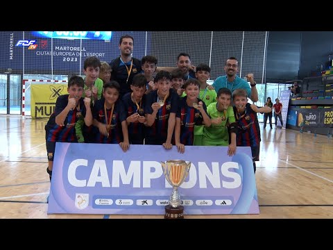 Resum Covisa Manresa FS - Barça (Final Copa Catalunya Aleví masculí FS 23)