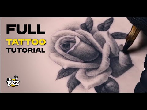 FREE Video - Realism Rose Fake Skin - Online Tattoo Course