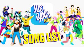 Song List Just Dance Now