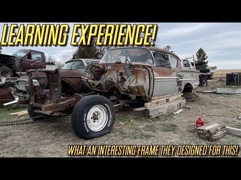 X Frame Removal On The '58 Biscayne