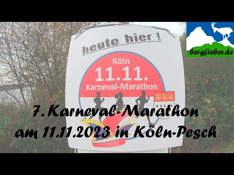 7. Karneval-Marathon am 11.11.2023 in Köln-Pesch