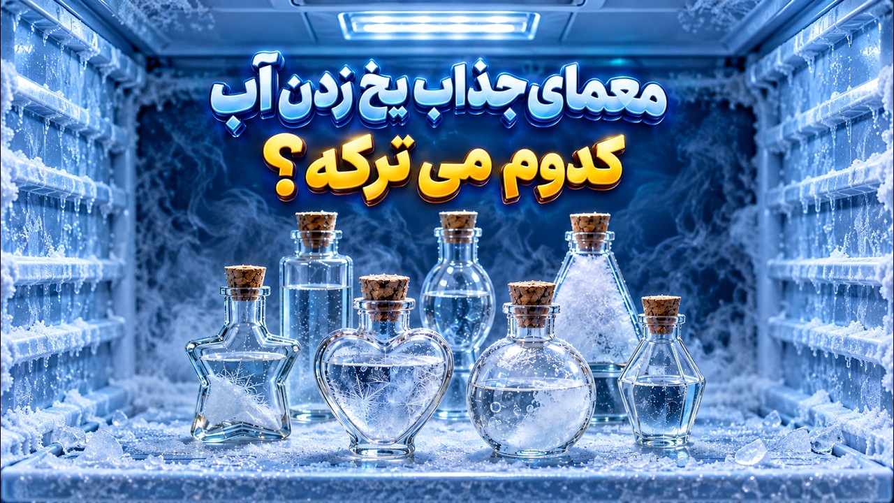یخ زدن و ترکیدن شیشه