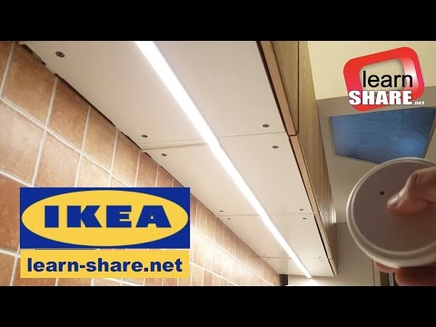 IKEA Kitchen Lighting OMLOPP - How to Install Under Cabinet LED Lighting
