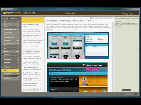 Sneak peek: EspressoReader v2: A desktop client for Google Reader ...