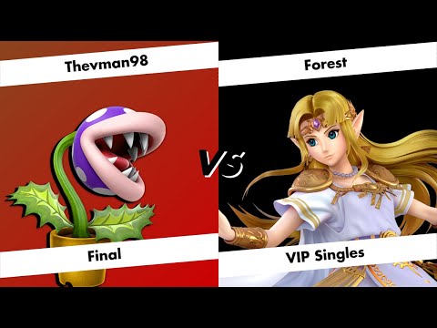 AV Smash Summit - VIP Singles - Final - Thevman98 (Piranha Plant) vs Forest (Zelda)