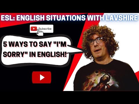 5 Ways To Say "I'm Sorry" In English (Speaking Practice)