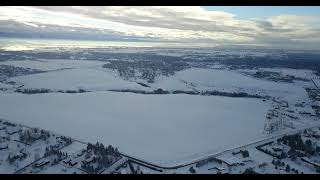 Bozeman Montana from Drone