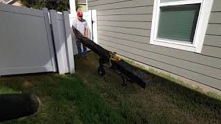 Easy way to move and load railroad ties