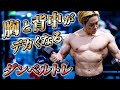 大胸筋と背中がダンベルだけで鍛えられるトレーニング【3分6種目】