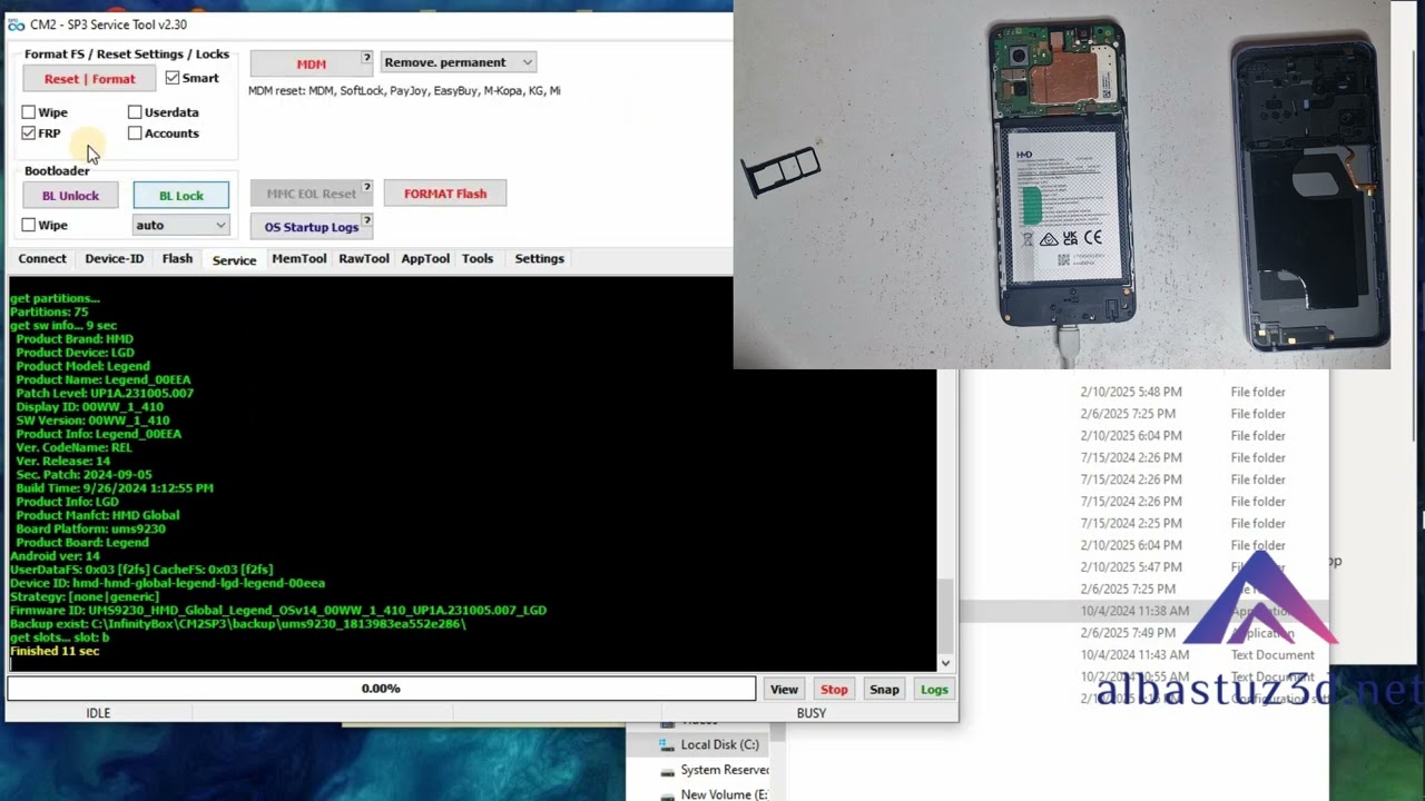 HMD M KOPA X2 TA 1604 Frp Bypass CM2 Remove Google Account Easy!!