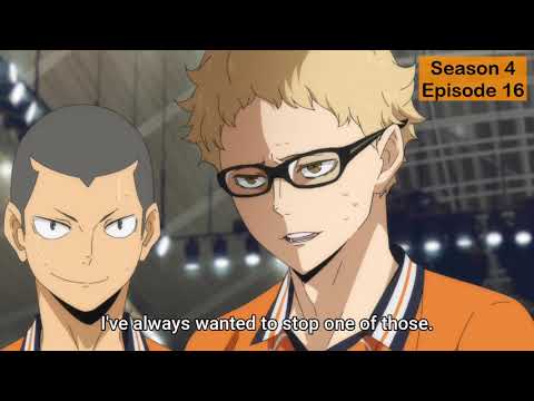 Haikyuu!! | All of Kei Tsukishima's Kill Blocks