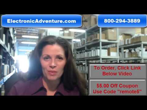 Original Scott KC01-B1 TV Remote Control (E7501-056105) $5 Off Coupon-ElectronicAdventure.com