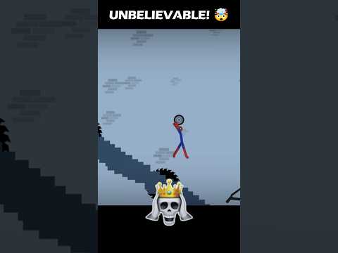 😱 Stickman's Luckiest Near Miss Ever! #stickman #dismounting #shorts #gaming #gameplay #funnymoments