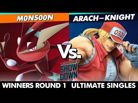 Scrims Showdown 99 - M0ns00n (Greninja) Vs. Arach-knight (Banjo & Kazooie, Terry) SSBU Ultimate
