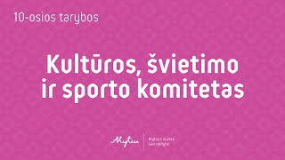 2026-09-15 Alytaus miesto savivaldybės tarybos Kultūros, švietimo ir sporto komiteto posėdis