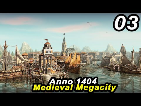 PIRATES - Anno 1404 MEGACITY HARDMODE | Citybuilder Strategy Challenge Part 03