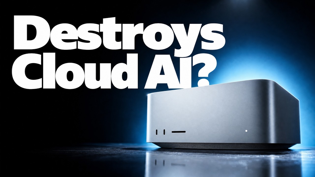Apple's New M5 Ultra & M6 Runs Huge Local AI Models