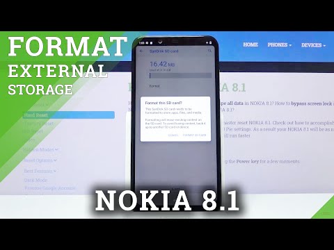 How to Format SD Card in Nokia 8.1 - Delete Data from SD Card