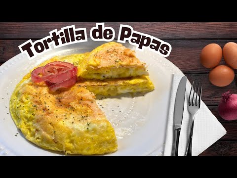 Tortilla de Papa | Cuban Potato Egg Omlette | Receta Cubana