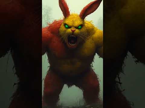 Boy +Wuyon =Hybrid rabbit #ai #ai animals #ai hybrid #ai shorts