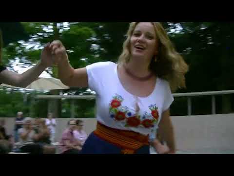 Dancing to Harmonia at Ukraine Benefit in Cleveland Cultural Gardens