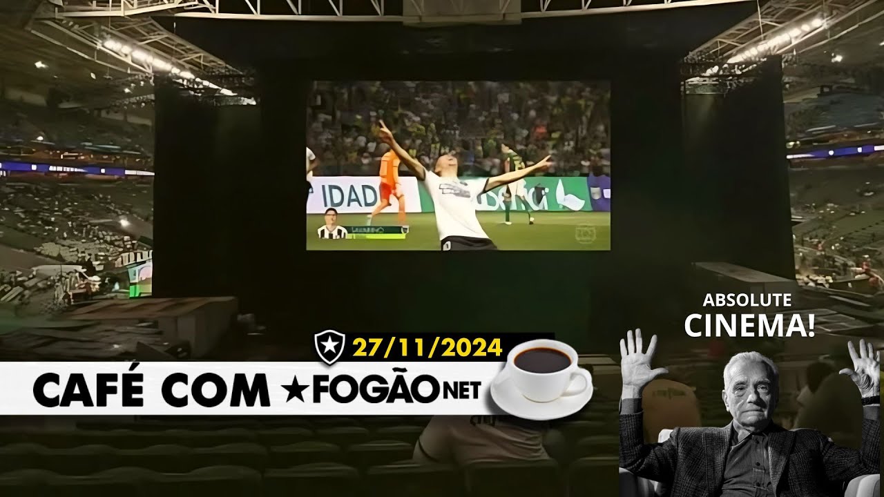 LIVE CAFÉ COM FOGÃONET | Cabeça fria e coração quente; Botafogo dá passo importante pelo Brasileirão