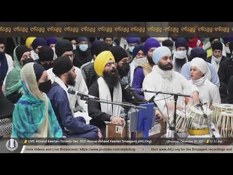 097 Bhai Rajbir Singh Jee Amritsar Thursday Evening Toronto Dec 2021 Annual Akhand Keertan Smaagam