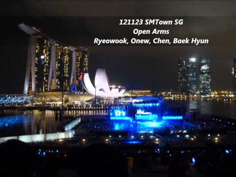 121123 [Clear Audio] Open Arms Ryeowook, Onew, Chen, Baekhyun SMTown SG