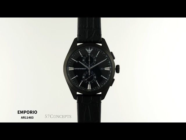 ساعة امبوريو أرماني كرونوغراف كوارتز رجالية - AR11483