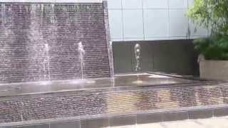 preview picture of video 'Comcentre Wall Waterfall and Water Fountains Area @ SingTel Comcentre Fountain Area'