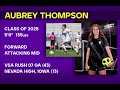 Aubrey Thompson - F/MF - 3/27 & 3/28 Game Highlights