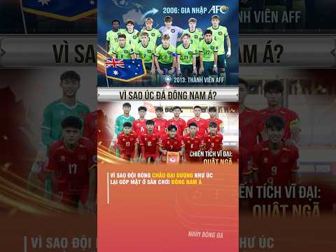 VÌ SAO ĐỘI BÓNG CHÂU ĐẠI DƯƠNG NHƯ ÚC LẠI GÓP MẶT Ở SÂN CHƠI ĐÔNG NAM Á