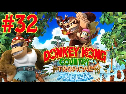 Let's Play Donkey Kong Country: Tropical Freeze (pt32) 5-2 Reckless Ride