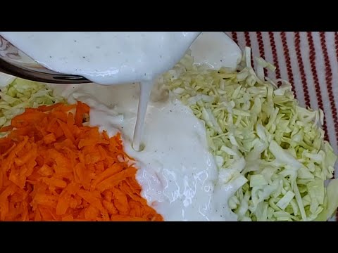 Easy Coleslaw Recipe that tastes even better the next day!