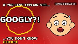 25 Cricket Terms Every Beginner Must Know | Learn Cricket | You Don't Know Sport