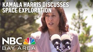 VP Kamala Harris in the Bay to Discuss Future of Space Exploration