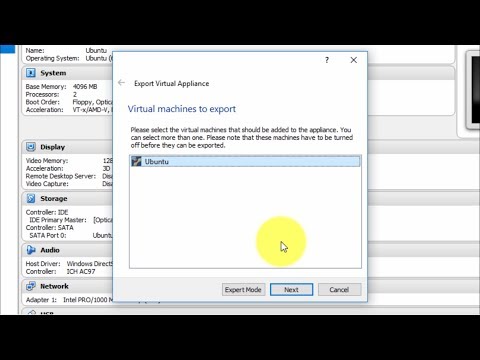 VirtualBox Tutorial 11 - How to save Virtual Machine as OVA file