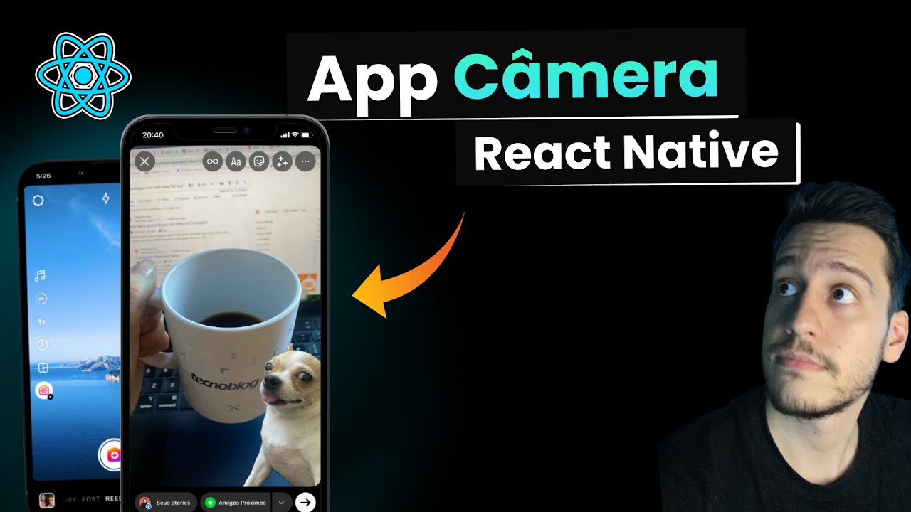 Como criar App com camera, gravar videos com React Native 🔥