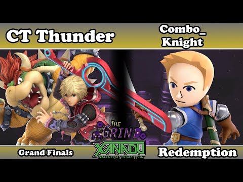 The Grind 95 CT Thunder (Shulk) vs Combo_Knight (Mii Swordfighter) Redemption Grand Finals