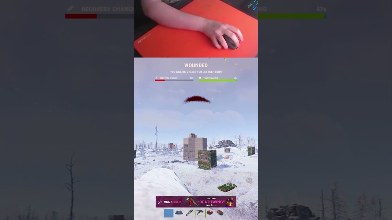 Always go BACK 😈🔥 #deathwingua #shorts #rust