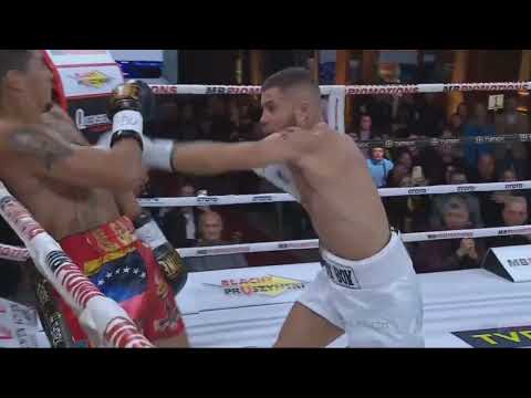 POLISH SUPER WELTER LUKASZ WIERZBICKI TOTALLY OUTBOX FORMER OPPONENT OF BENAVIDEZ MADRIMOV IN 20 SEC