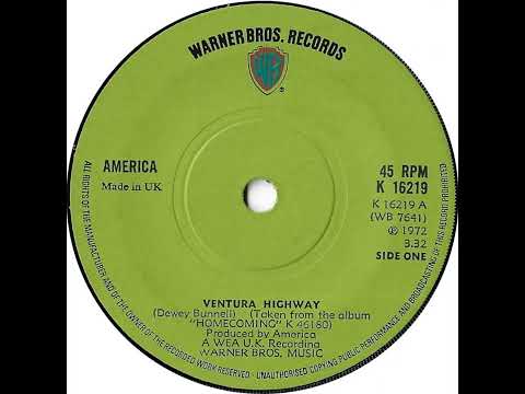 UK New Entry 1972 (228) America - Ventura Highway
